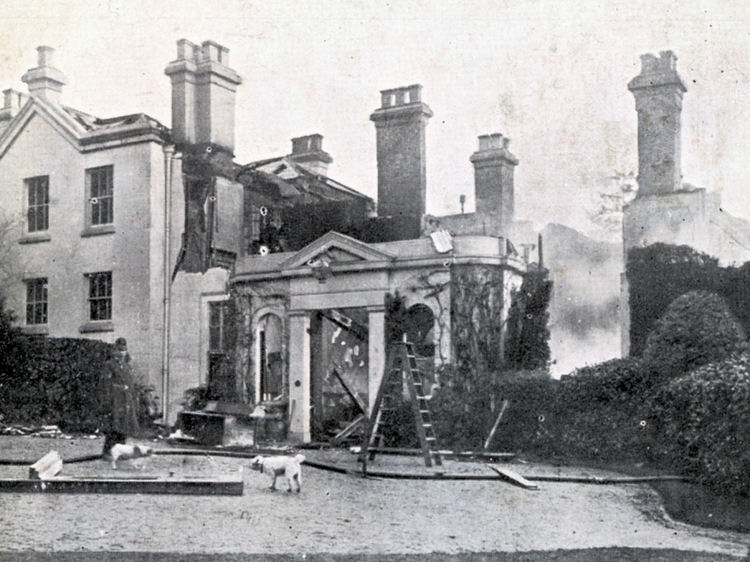 Hertfordshire Genealogy News After the Fire, Hazelwood House, Abbots
